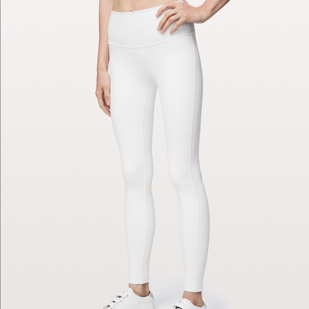 White Lululemon wunder under Size 2